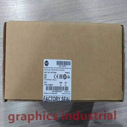 New Factory Sealed Ab 1766-L32Bwa / B  Micrologix 1400 32 Point Controller