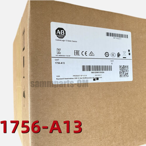 Allen-Bradley 1756-A13 Series C Controllogix 13 Slot Chassis Plc 2022 New Sealed