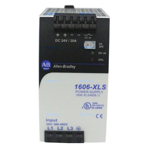 New Allen-Bradley 1606-Xls480E-3 Power Supply 24-28Vdc 1606Xls480E3