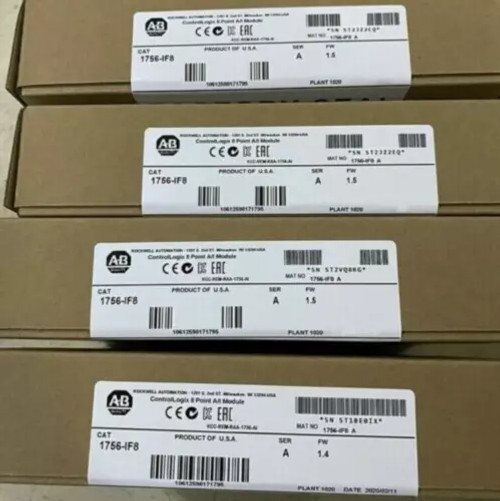 New Factory Sealed Allen-Bradley 1756-If8 /A Controllogix Point A/I Module