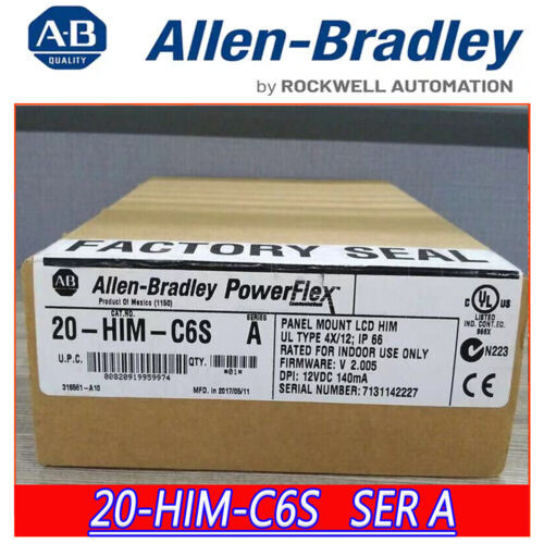 100% New Factory Sealed Allen Bradley 20-Him-C6S 20Himc6S ping