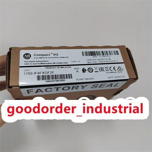 New Factory Sealed Ab 1769-If4Fxof2F / A Compactlogix I/O Module 1769If4Fxof2F