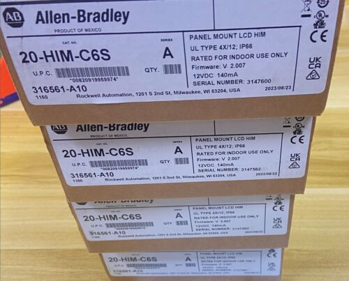 20-Him-C6S Ser. A New Allen Bradley Powerflex Panel Mount Lcd Him 20Himc6S