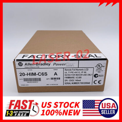 New 20-Him-C6S Allen Bradley Panel Mount Lcd Him 20Himc6S New