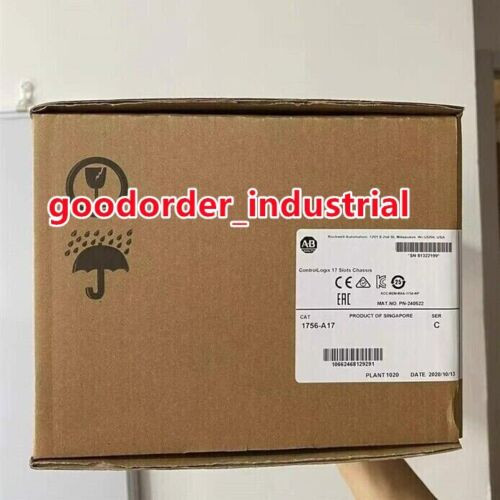 New Factoey Sealed Ab 1756-A17 Ser C Controllogix 17 Slots Chassis Module