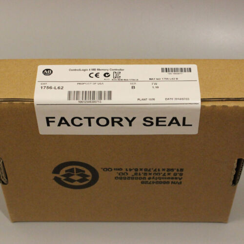 Sealed Ab 1756-L62 /B Controllogix Processor Unit Controller 1Pc