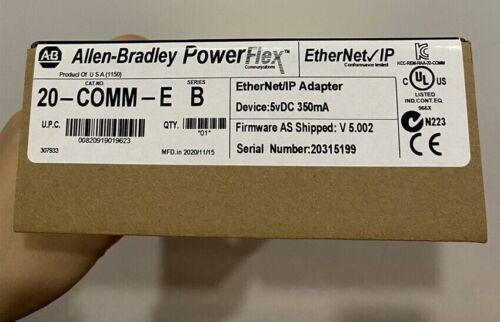 New Factory Sealed Ab 20-Comm-E Ser B Ethernet/Ip Adaptor 20Comme