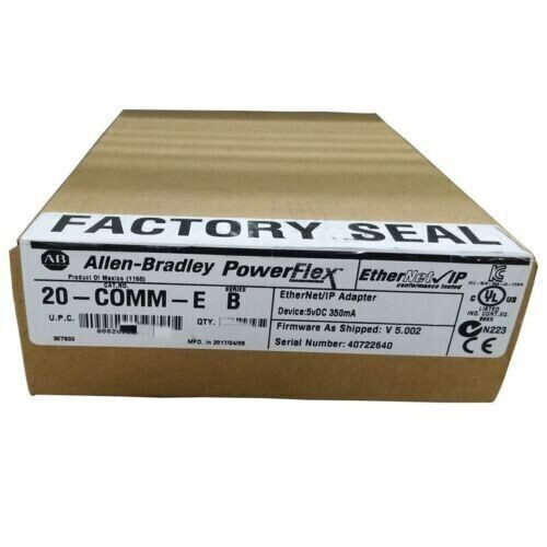 20-Comm-E Allen-Bradley 20Comme Ser B Ethernet / Ip Adaptor New Factory Sealed