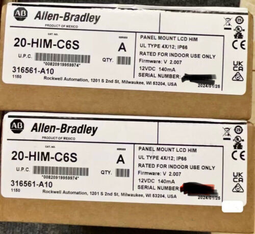 Allen Bradley 20-Him-C6S Ser. A Powerflex Panel Mount