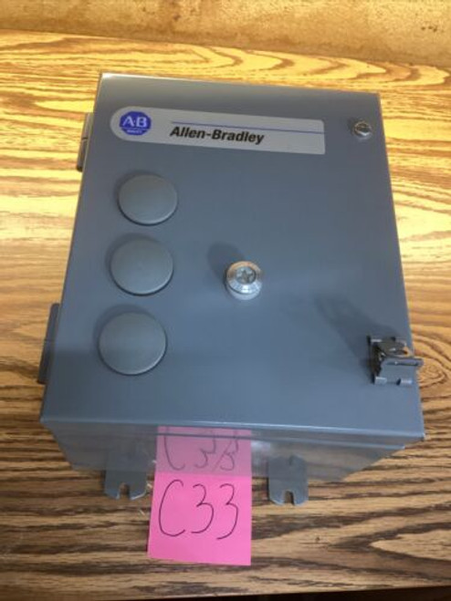 Allen Bradley 509-Bjb Ser B Magnetic Motor Controller Enclosure Only