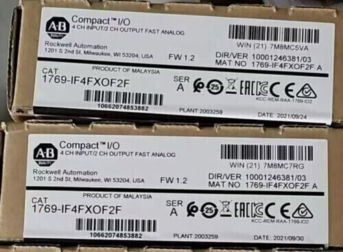 New Factory Sealed Ab 1769-If4Fxof2F Ser A Compactlogix I/O Module 1769If4Fxof2F
