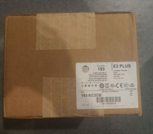 1Pc New Factory Sealed  193-Ec2Cb E3 Plus Overload Relay  193Ec2Cb