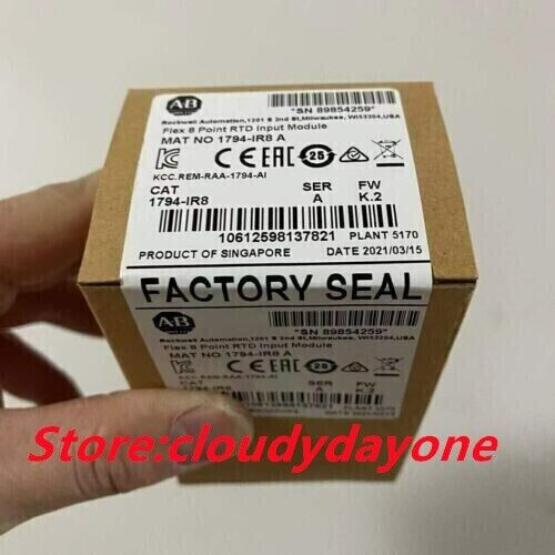 New Factory Sealed Ab 1794-Ir8 / A Flex 8 Point Rtd Input Module1794Ir8