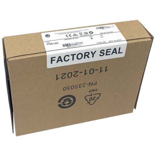 New Factory Sealed 1756-L63 Ser B Controllogix 8Mb Memory Controller 1756L63