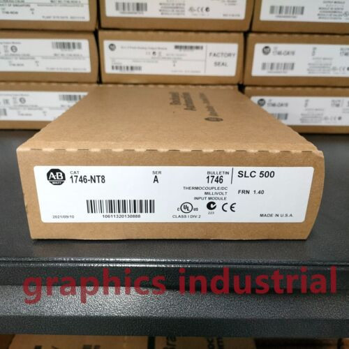 New Sealed Allen Bradley 1746-Nt8 /A Slc 500 Thermocouple Input Module Ab