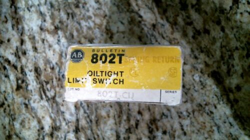 Allen Bradley 802T-Cu Oiltight Limit Switch Ser.C -