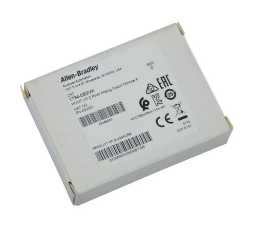 Ab 1734-Oe2Vk Ab Point I/O 2 Point Analog Output Module 1734Oe2Vk ping