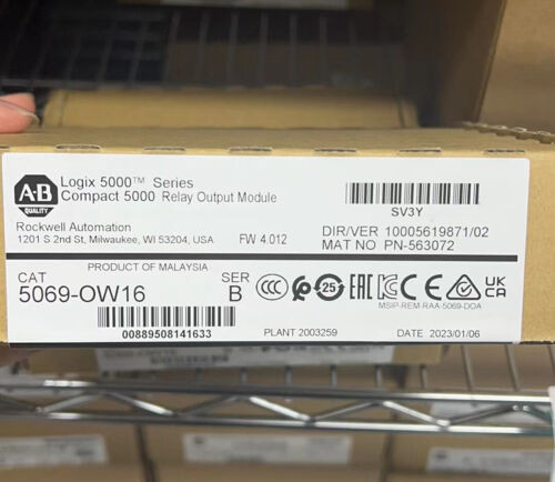New Factory Sealed Allen-Bradley Ab 5069-Ow16