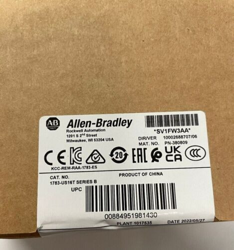 New Ab 1783-Us16T Allen-Bradley Stratix 2000 16 Port Unmanaged Switch 1783-Us16T
