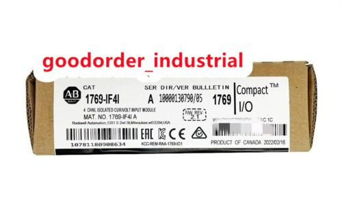 New Factory Sealed  Ab 1769-If4I / A Compactlogix Current/Volt Input Module