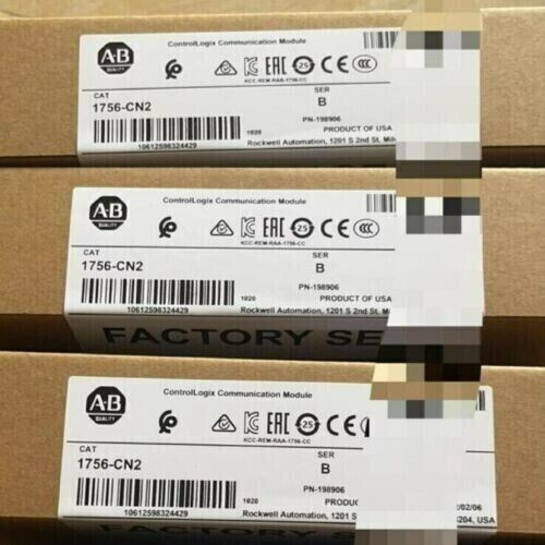 New Factory Sealed Ab 1756-Cn2 /B  Controllogix Communication Module