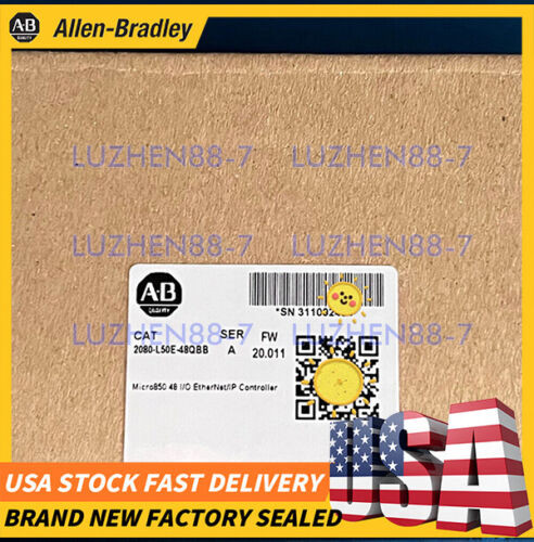New Sealed Ab 2080-L50E-48Qbb Micro850 48 I/O Ethernet/Ip Controller
