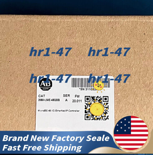 Brand New Ab 2080-L50E-48Qbb Micro850 48 I/O Ethernet/Ip Controller