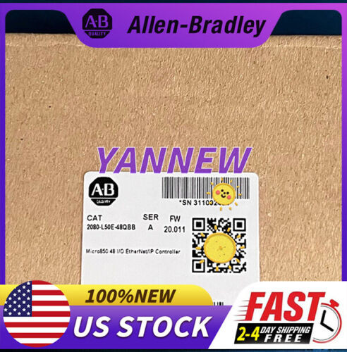 Ab 2080-L50E-48Qbb Micro850 48 I/O Ethernet/Ip Controller New Sealed