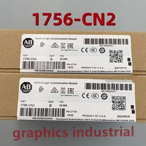 New Factory Sealed Ab 1756-Cn2 Ser B Controllogix Communication Module  Ab