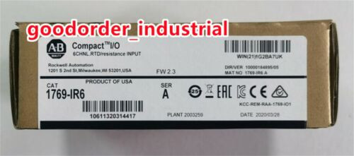 New Factory Sealed Ab 1769-Ir6 Ser A Compactlogix Rtd Module 1769Ir6