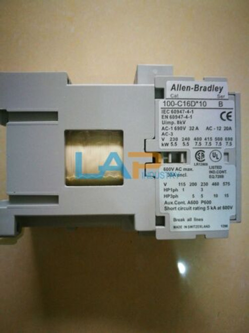 1Pcs New For Allen-Bradley Contactor 100-C16D10 24Vdc 1Pcs New For Allen-Bradley Contactor 100-C16D10 24Vdc
