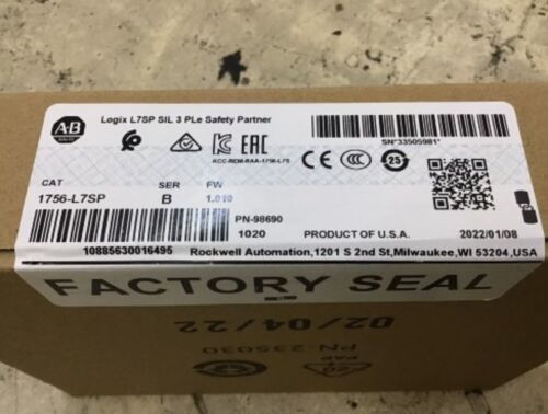 New Factory Sealed Ab 1756-L7Sp 1756L7Sp Guardlogix Safety Controller