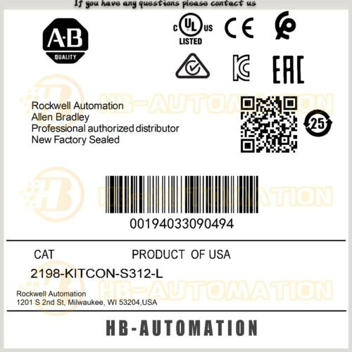 2198-Kitcon-S312-L Allen Bradley Connectors,K5700 Ssm,Lfi #Zypl