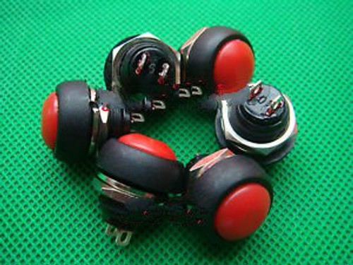 500Pc Red Momentary Off Push Button Horn Switch  Li