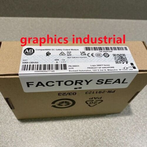 New Allen-Bradley 5069-Obv8S Compactlogix 8 Channel 24Vdc Safety Output