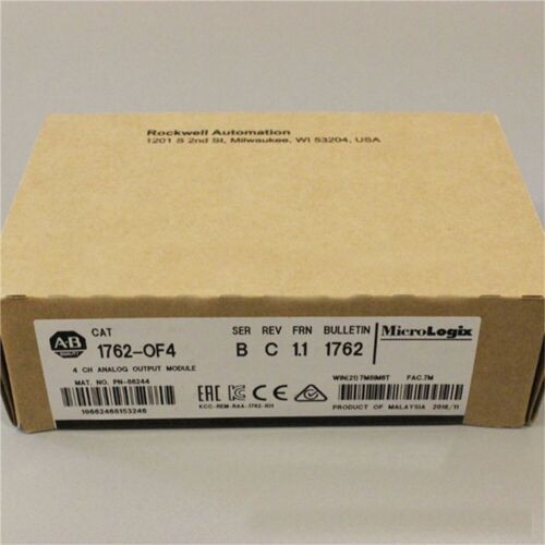 1 Pcs Allen-Bradley Micrologix 1762-Of4 Analog Output Factory Sealed 1762-0F4