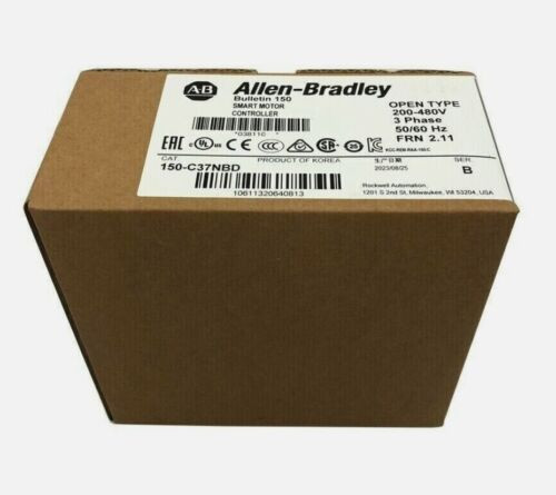 New Unopened Allen Bradley 150-C37Nbd Smart Motor Controller