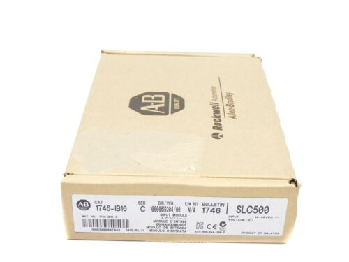 Allen Bradley 1746-Ib16 Ser. C 10-30Vdc Date: 2015 Nsfs