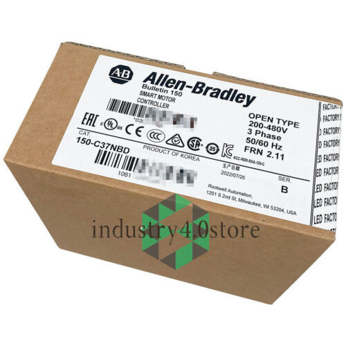 New Factory Sealed Allen Bradley 150-C37Nbd Smart Motor Controller