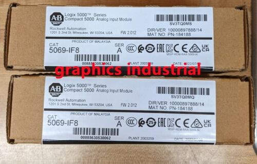 Sealed Ab 5069-If8/A New Allen-Bradley Compact 5000 Analog Input Module 5069If8