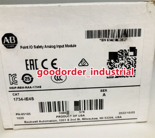 Allen Bradley 1734-Ie4S Ser A Point I/O Safety Analog Input Module
