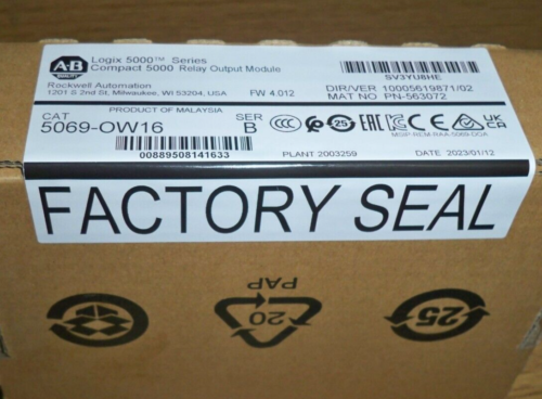 Allen Bradley 5069-Ow16 Relay Output Module  New  Sealed Ab 5069-Ow16