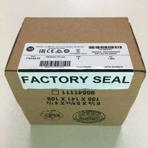 New Factory Sealed Allen Bradley 1783-Natr Ser A Configurable Nat Router Module