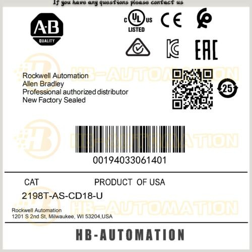 2198T-As-Cd18-U Allen Bradley Itrak 5730 Infield Cover #Zypl