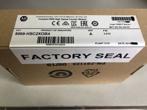 1Pc New Allen Bradley 5069-Hsc2Xob4 Compactlogix High Speed Counter Modules-