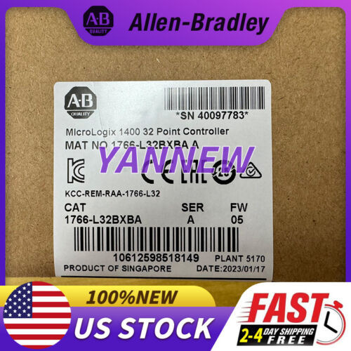 New Sealed 1766-L32Bxba Allen-Bradley 32 Point Controller