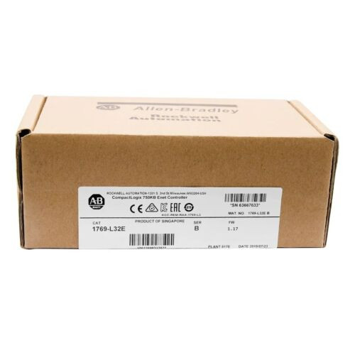 New Factory Sealed Ab 1769-L32E /B Compactlogix 750Kb Enet Controller Module