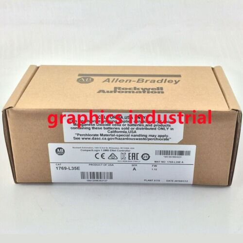 New Factory Sealed Ab 1769-L35E Ser A Compactlogix Ethernet Processor