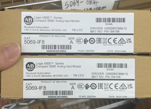 Allen Bradley 5069-If8 A Compact 5000 Analog Input Module 5069If8 Factory Sealed