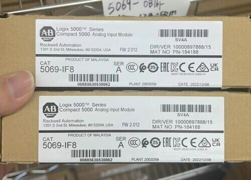 Allen Bradley New Sealed Ab 5069-If8 /A Compact 5000 Analog Input Module 5069If8